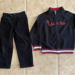 Gymboree Sweater & Corduroy Pants